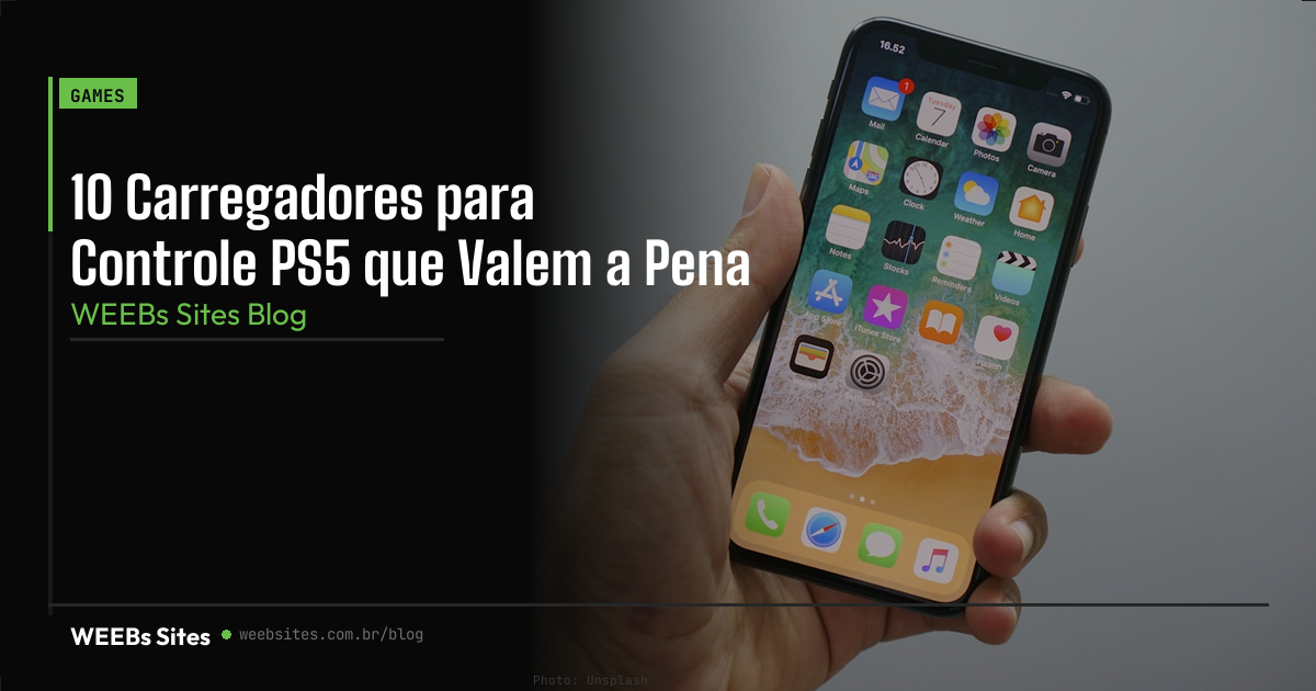 10 Carregadores para Controle PS5 que Valem a Pena