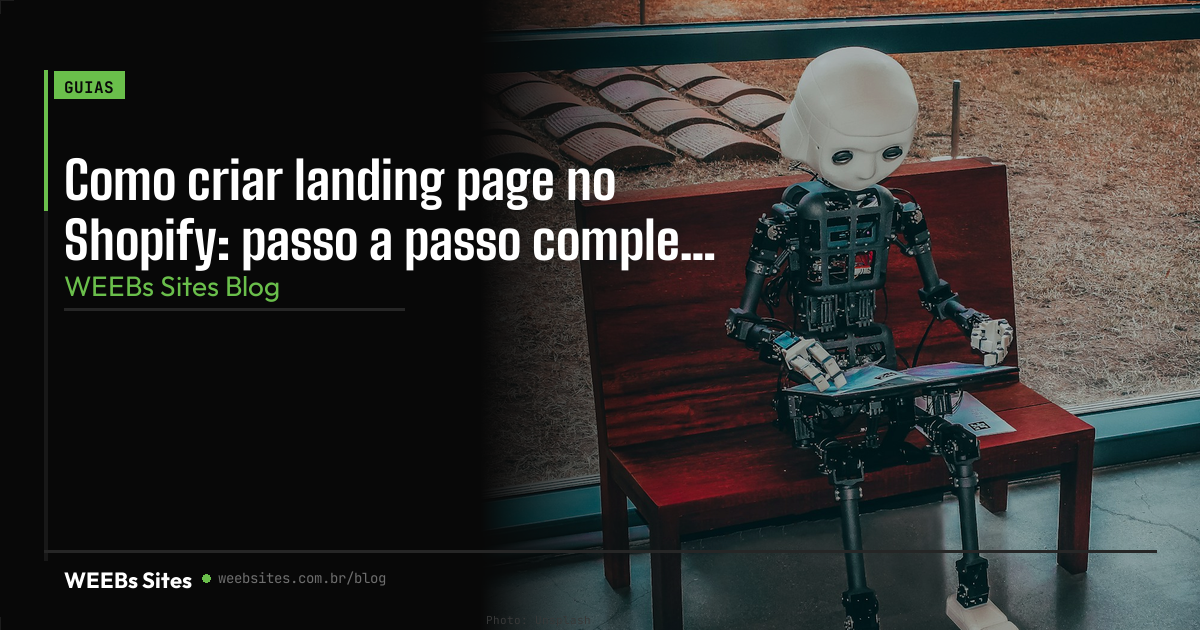 Como criar landing page no Shopify: passo a passo completo