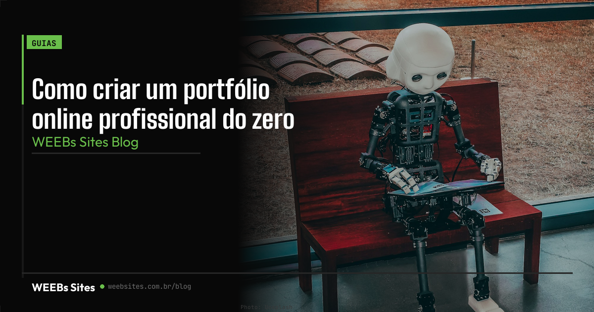 Como criar um portfólio online profissional do zero