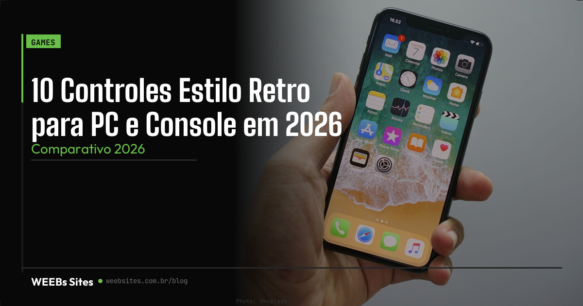 10 Controles Estilo Retro para PC e Console em 2026