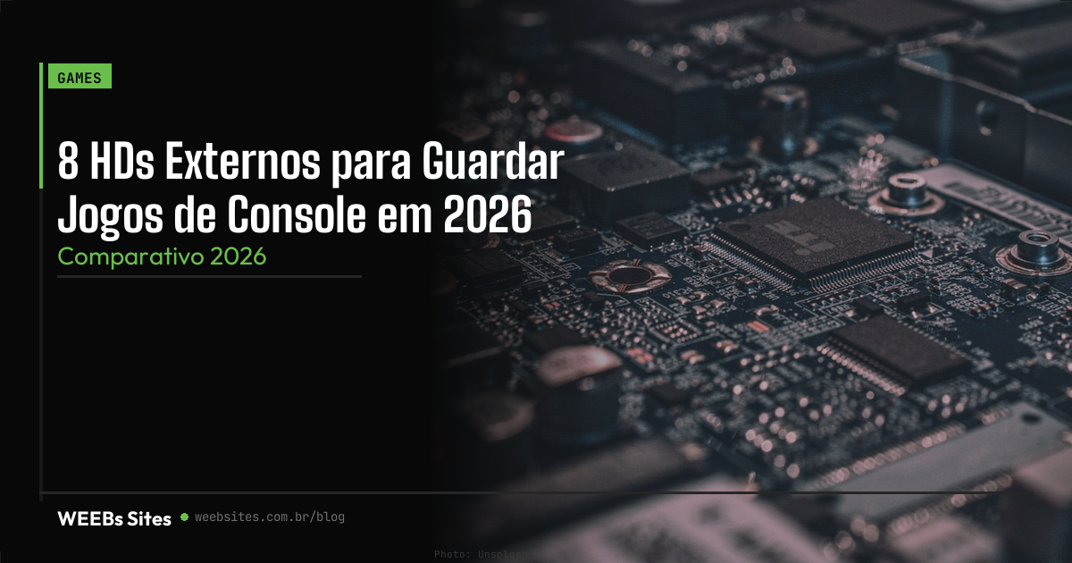 HD Externo para Jogos em 2026 | Top 8
