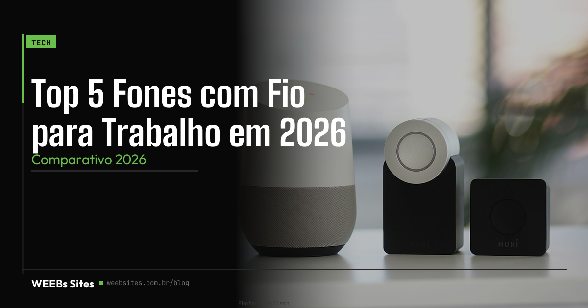 Top 5 Fones com Fio para Trabalho em 2026