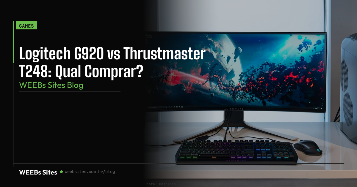 Logitech G920 vs Thrustmaster T248: Qual Comprar?