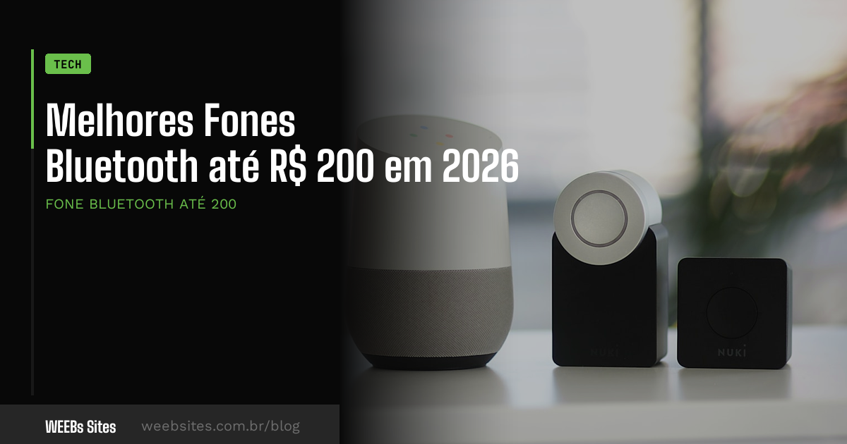 Fone Bluetooth Custo Beneficio 2026