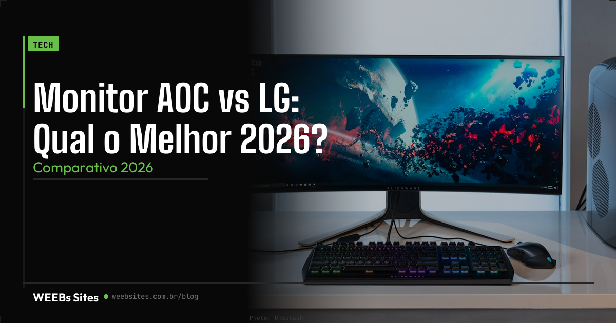 Monitor AOC vs LG: Qual o Melhor 2026?