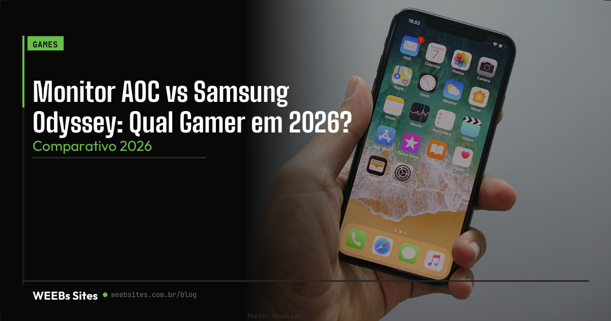 Monitor AOC vs Samsung Odyssey: Qual Gamer em 2026?
