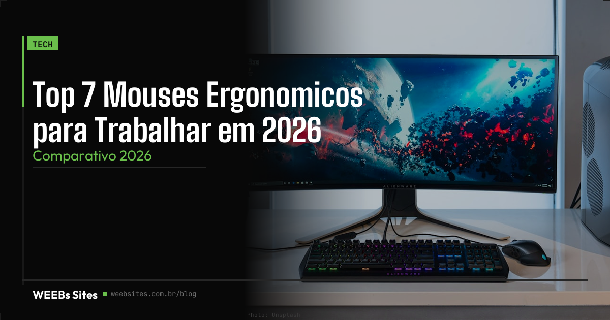Melhor Mouse Ergonomico em 2026