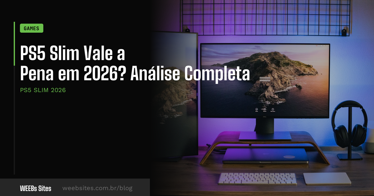 PS5 Slim Vale a Pena em 2026? Análise Completa