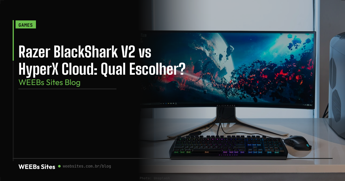 Razer BlackShark V2 vs HyperX Cloud: Qual Escolher?