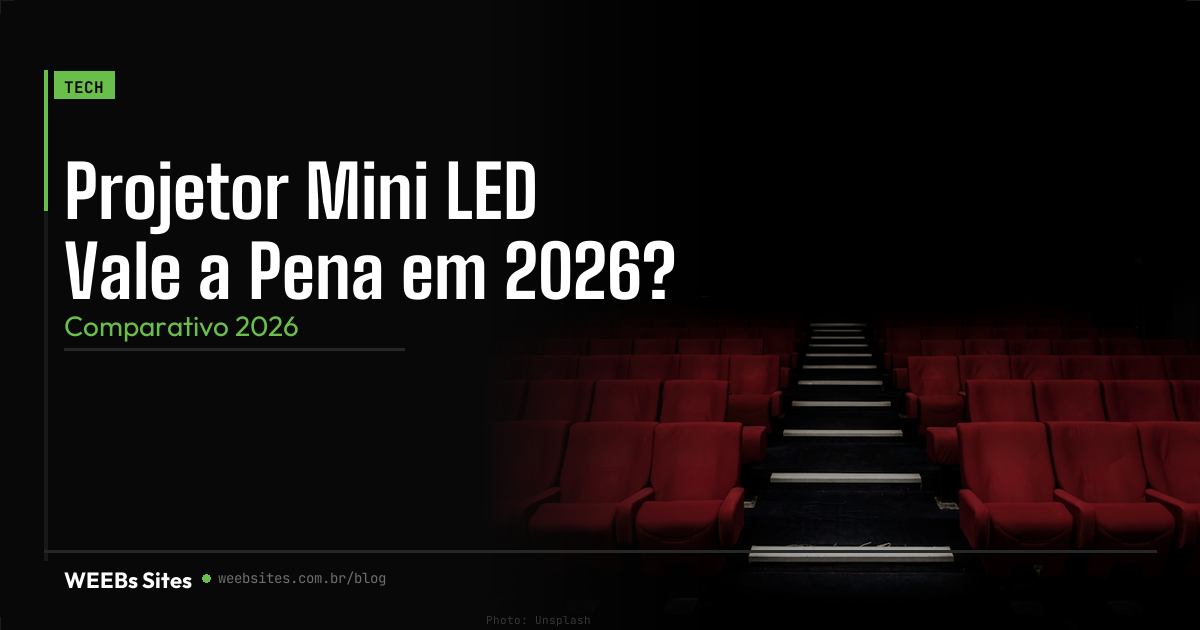 Projetor Mini LED Vale a Pena em 2026?