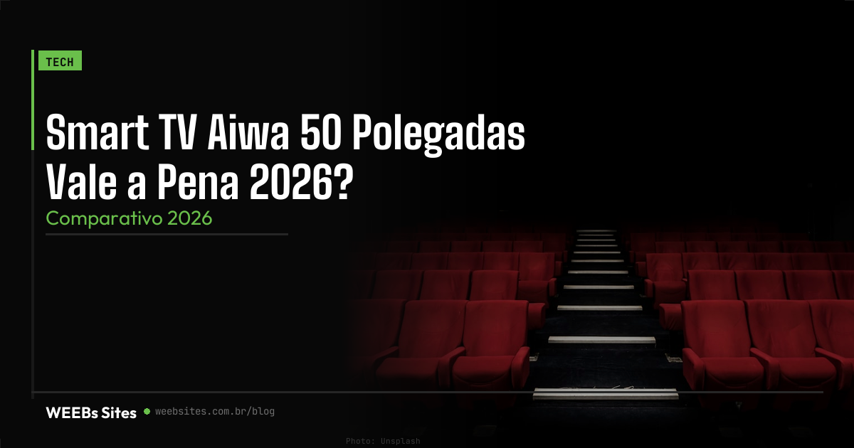 Smart TV Aiwa 50 Polegadas Vale a Pena 2026?
