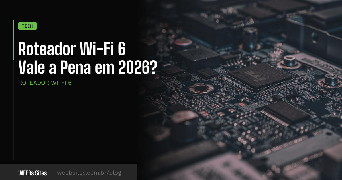 Roteador Wi-Fi 6 Vale a Pena em 2026?