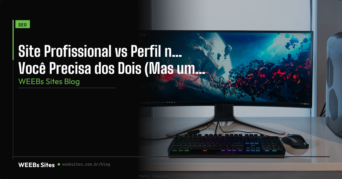 Site Profissional vs Perfil no Instagram: Por Que Você