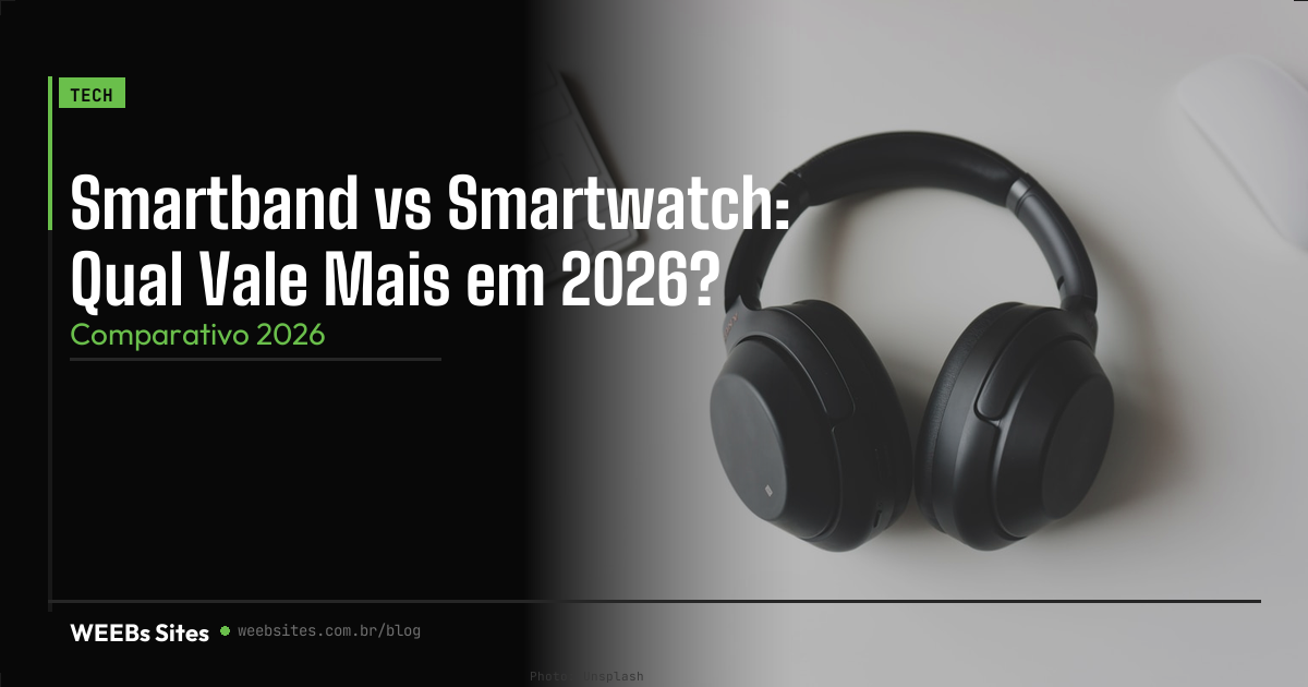 Smartband vs Smartwatch: Qual Vale Mais em 2026?