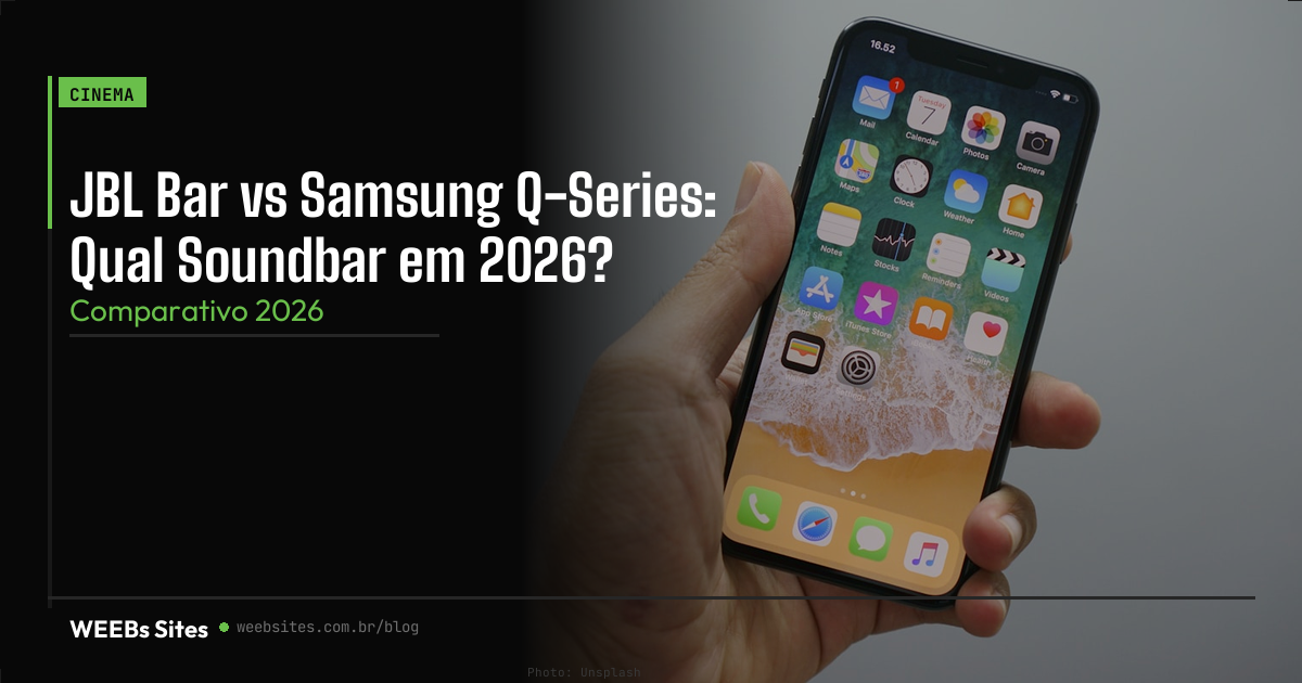 JBL Bar vs Samsung Q-Series: Qual Soundbar em 2026?