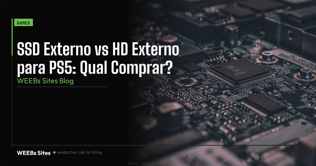 SSD Externo vs HD Externo para PS5: Qual Comprar?