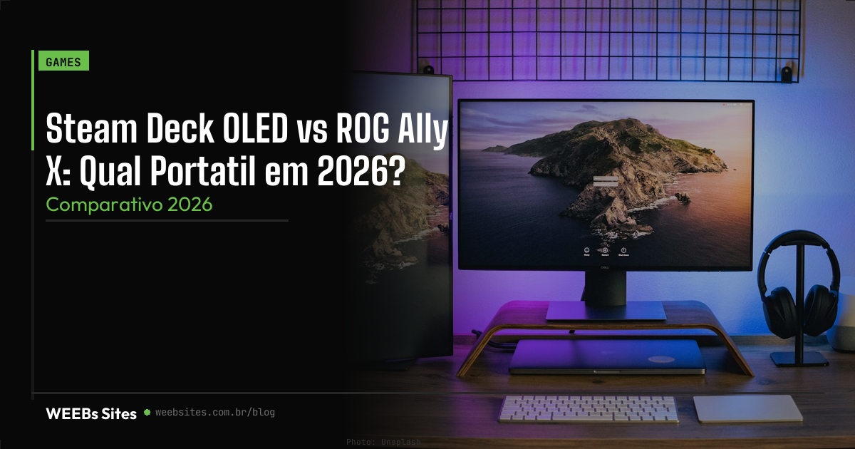 Steam Deck OLED vs ROG Ally X: Qual Portatil em 2026?