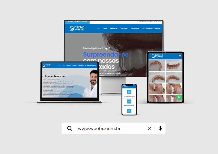 Portfólio de loja virtual e-commerce criada pela WEEBs Sites — exemplo 1